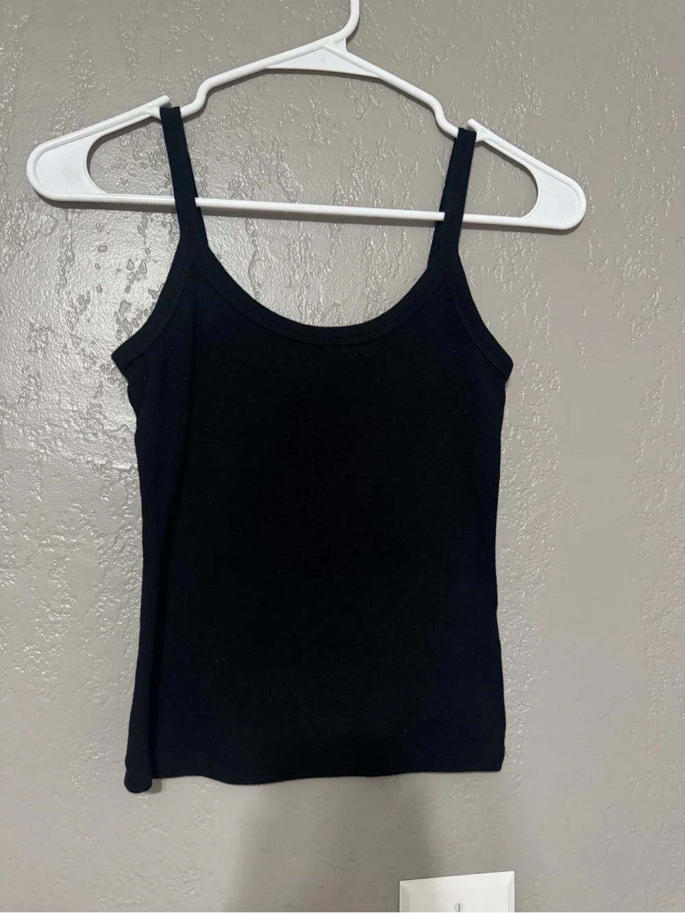 HomeStretch Rib Cami Tank - Black - Picture 4 of 5